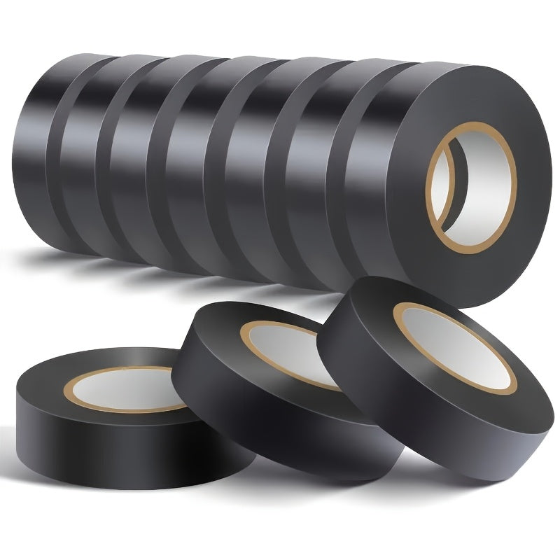 10pc Black Electrical Tape
