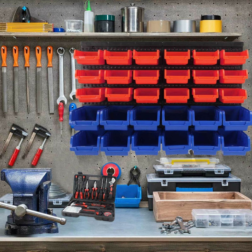 32pc Wall Mounted Storage