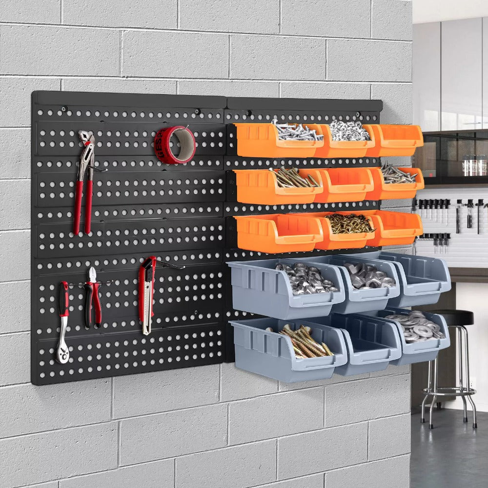 32pc Wall Mounted Storage