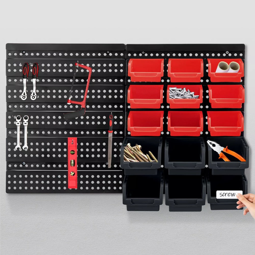32pc Wall Mounted Storage