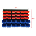 32pc Wall Mounted Storage
